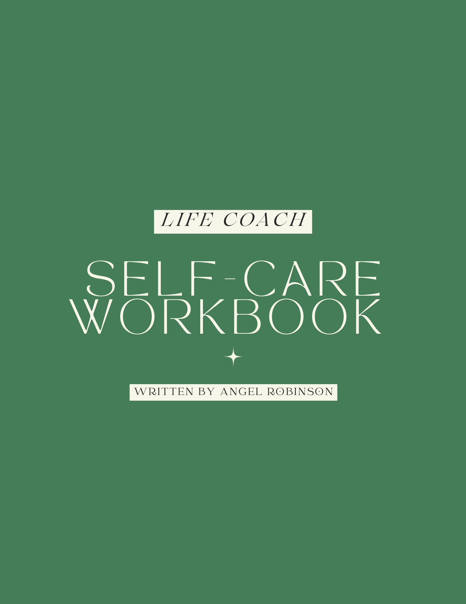 Self Care Workbook