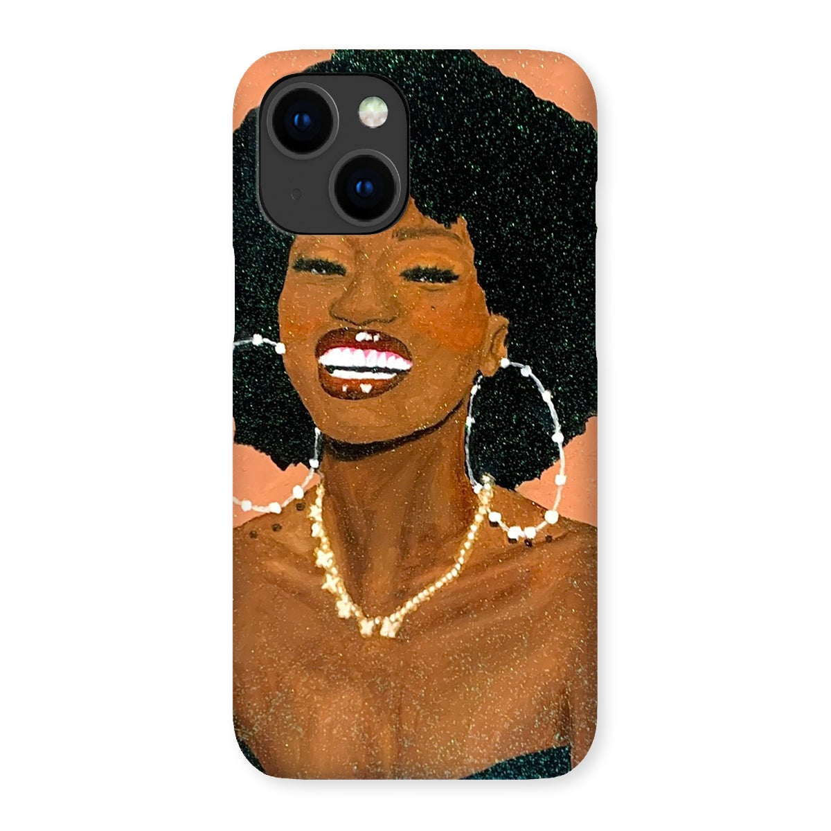 Glitter and Gold Snap Phone Case