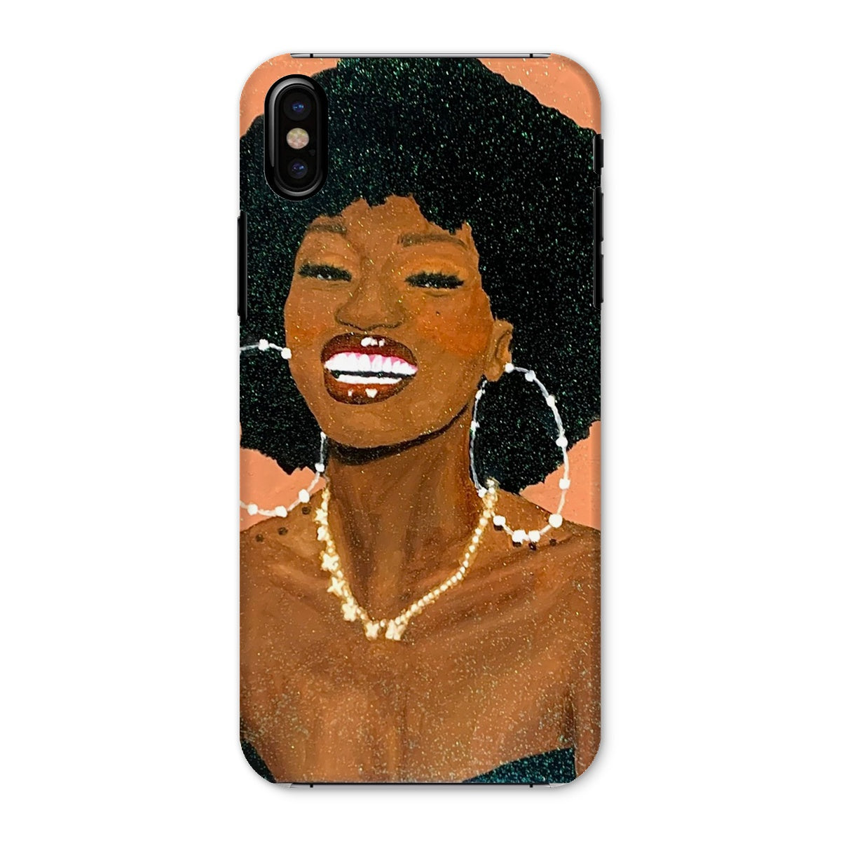 Glitter and Gold Snap Phone Case