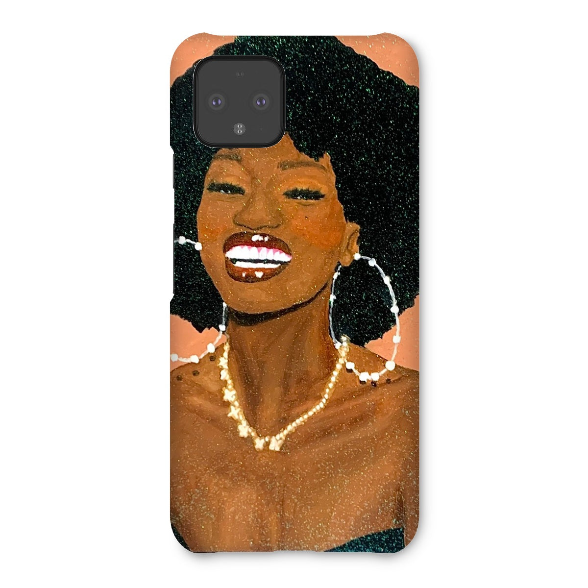 Glitter and Gold Snap Phone Case