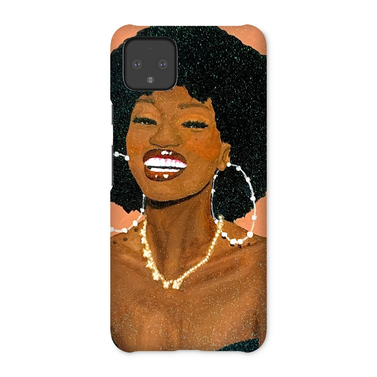 Glitter and Gold Snap Phone Case