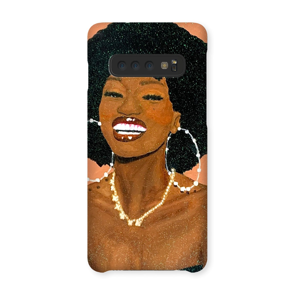 Glitter and Gold Snap Phone Case