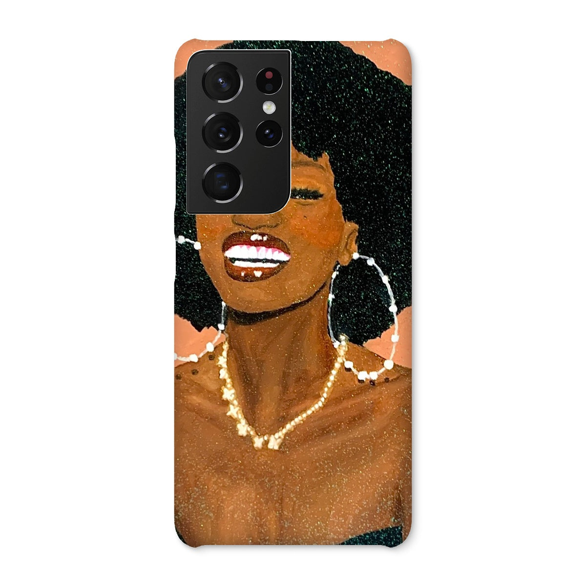 Glitter and Gold Snap Phone Case