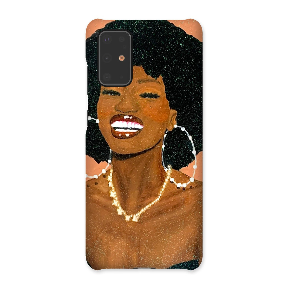 Glitter and Gold Snap Phone Case
