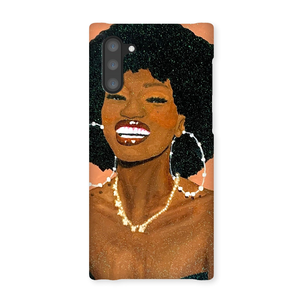 Glitter and Gold Snap Phone Case