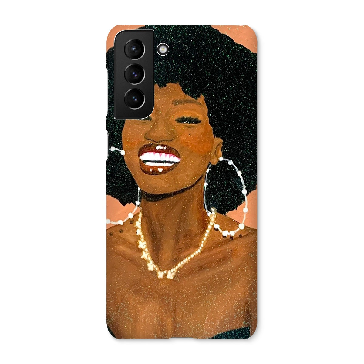Glitter and Gold Snap Phone Case