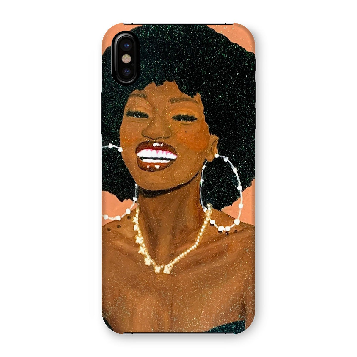 Glitter and Gold Snap Phone Case