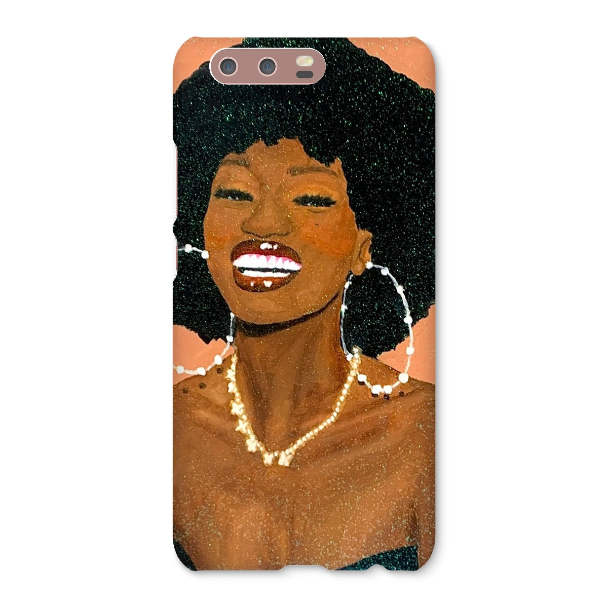 Glitter and Gold Snap Phone Case