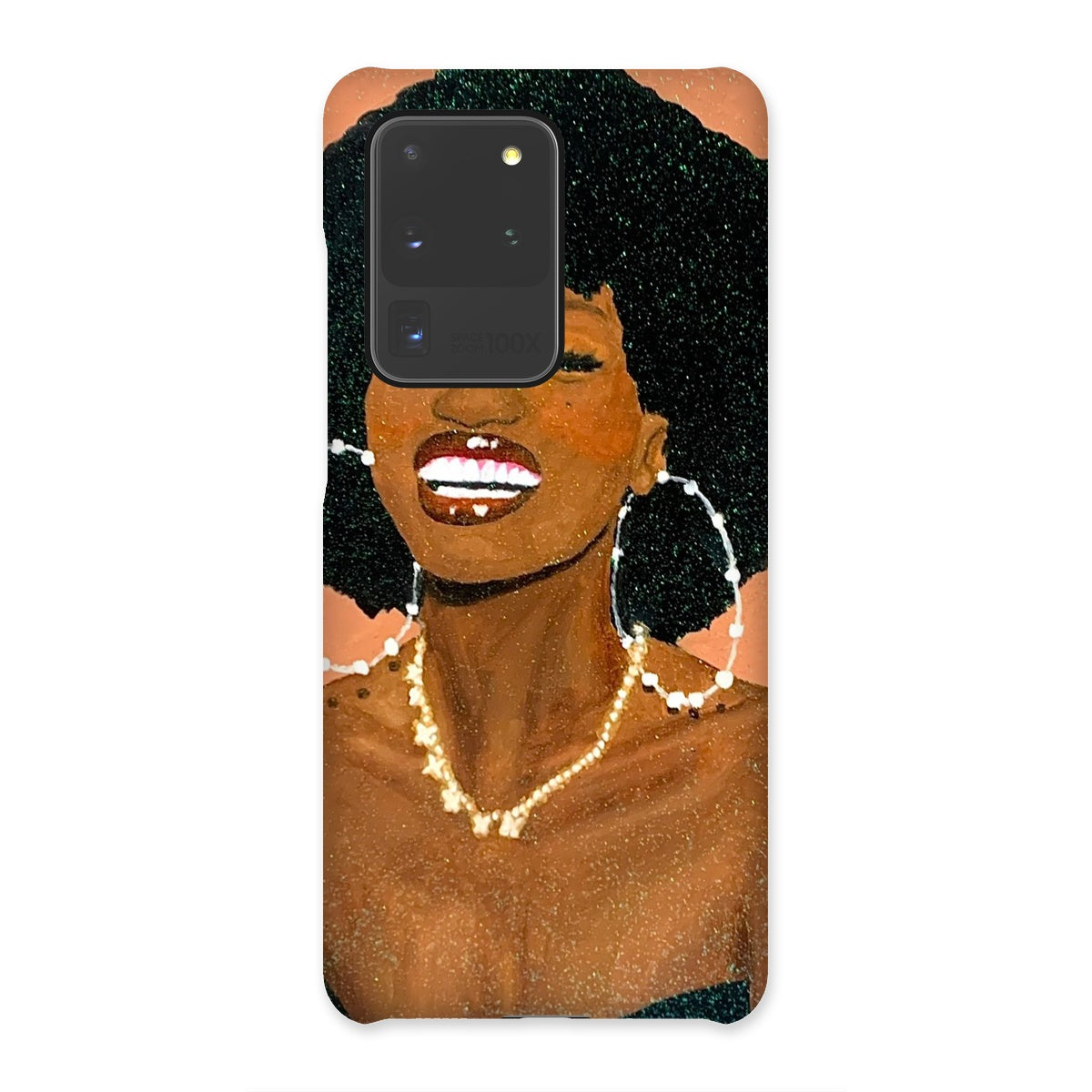 Glitter and Gold Snap Phone Case