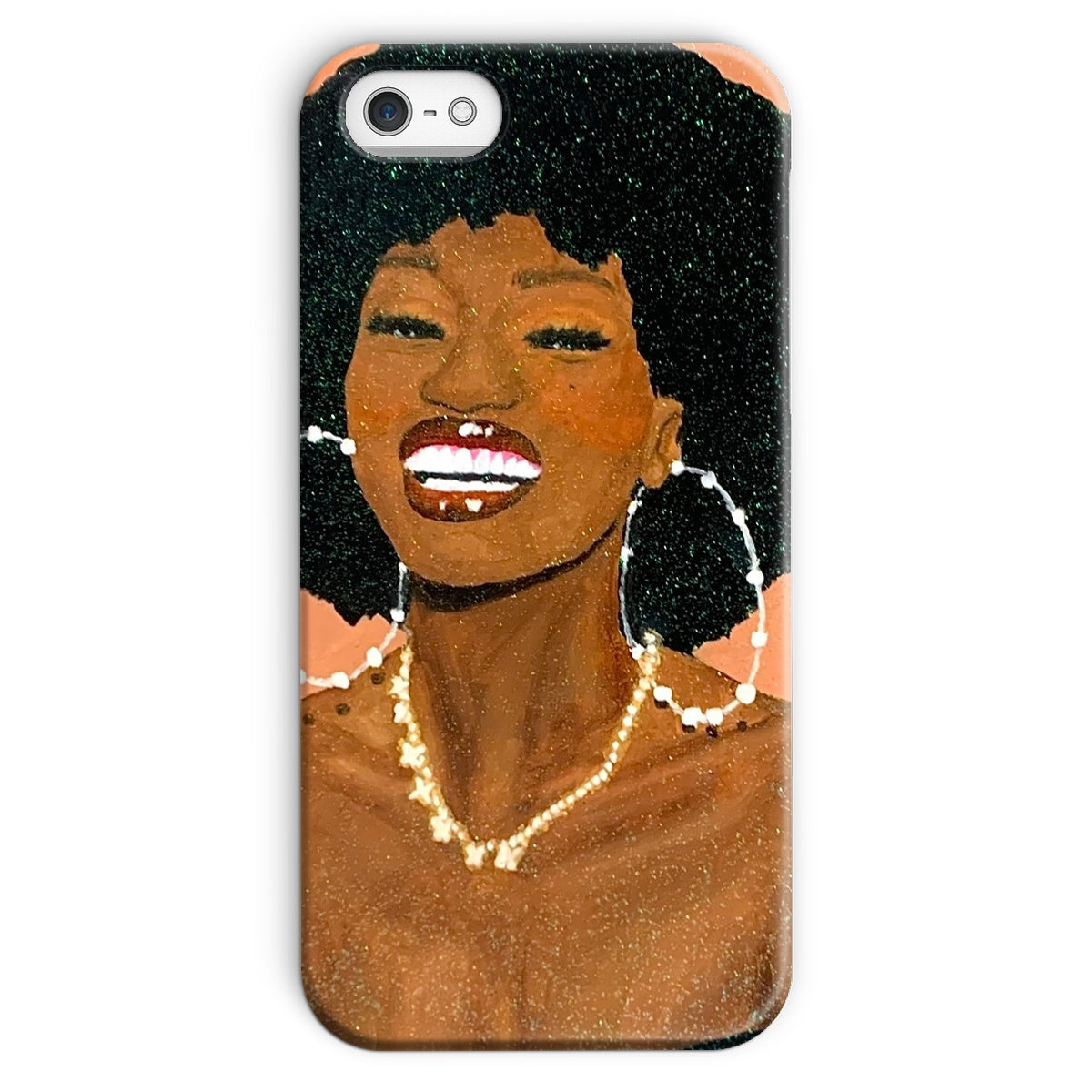 Glitter and Gold Snap Phone Case
