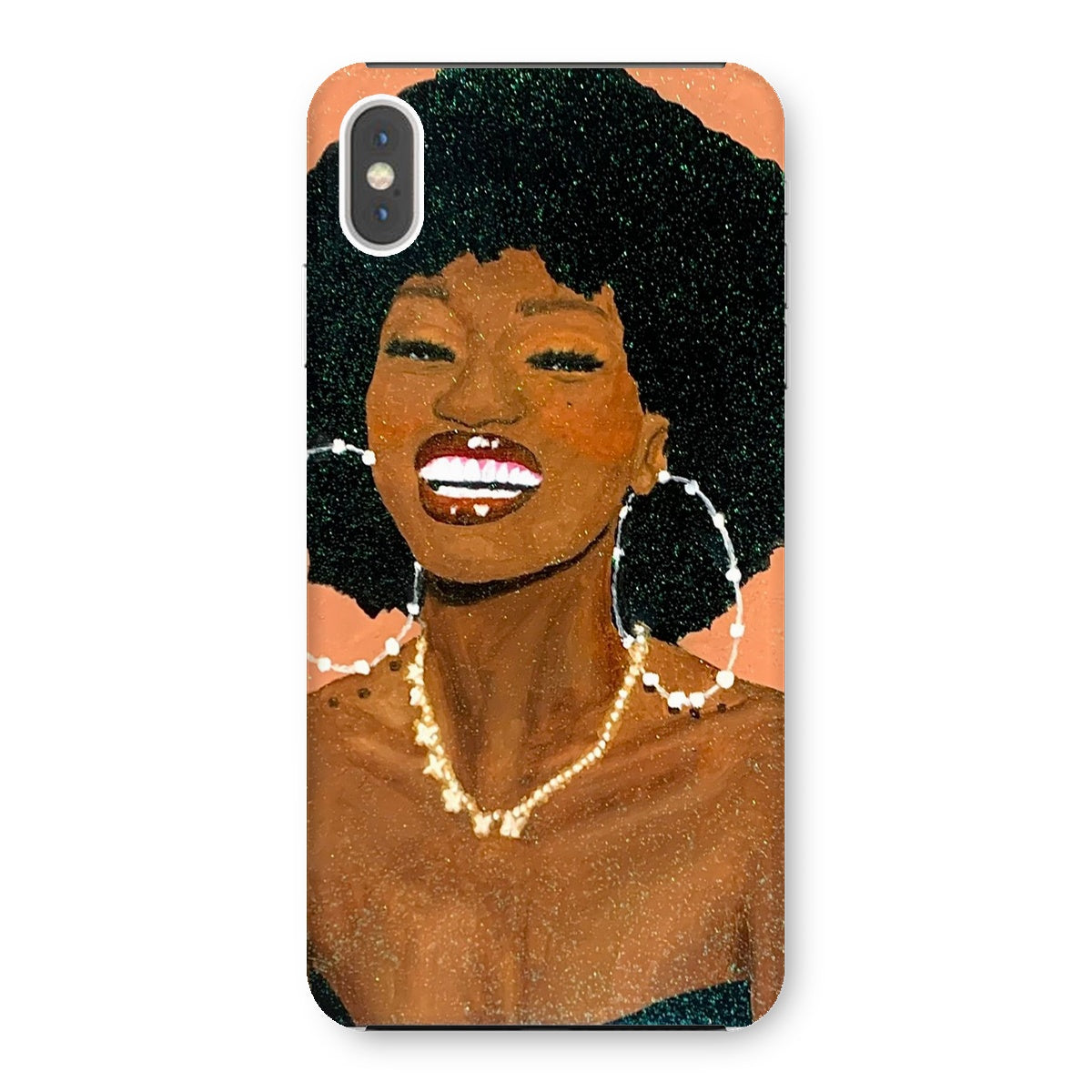 Glitter and Gold Snap Phone Case