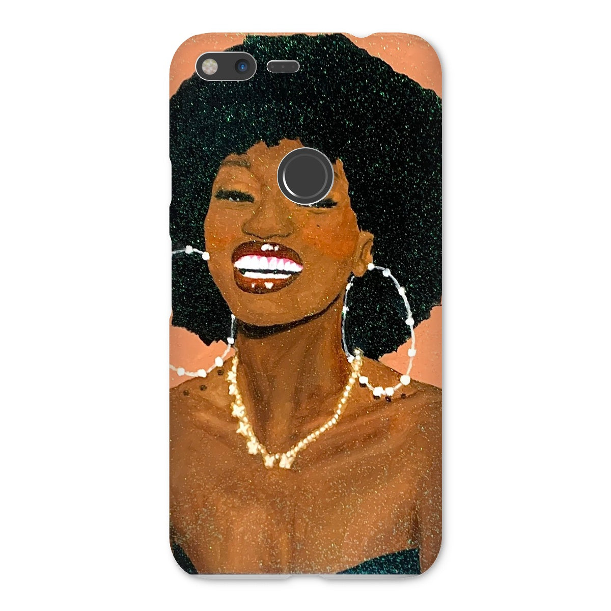 Glitter and Gold Snap Phone Case