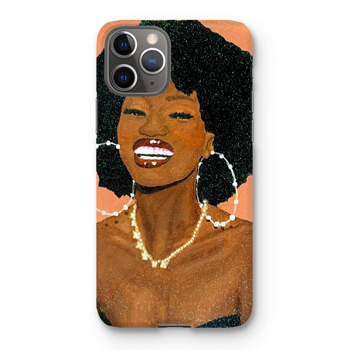 Glitter and Gold Snap Phone Case
