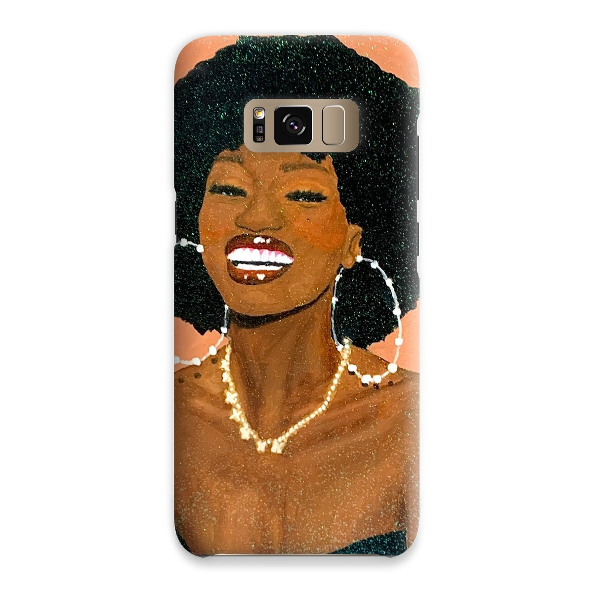 Glitter and Gold Snap Phone Case