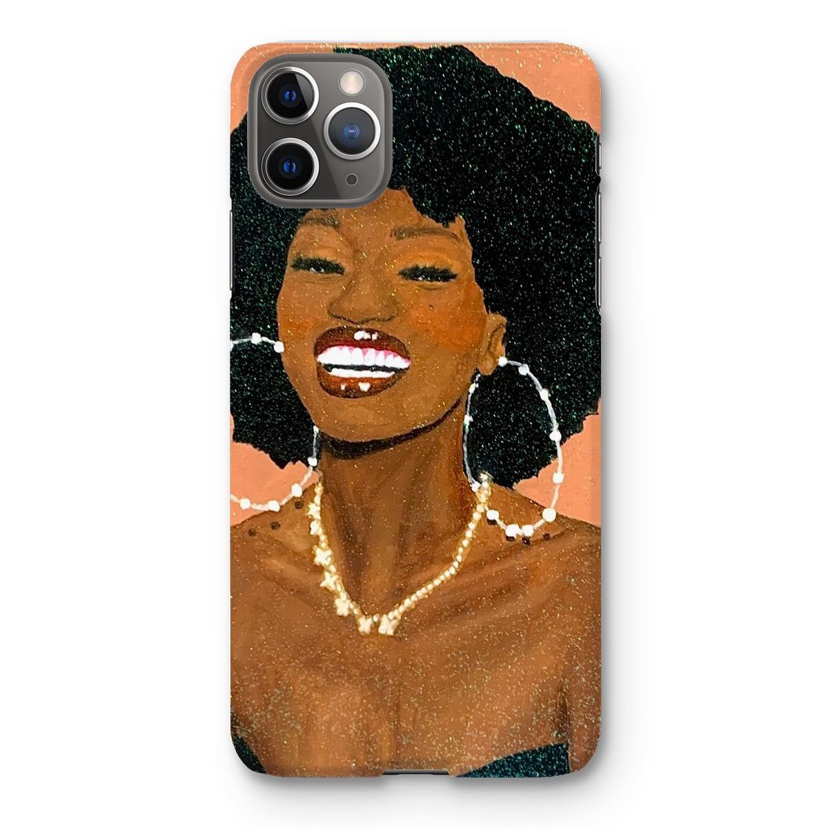 Glitter and Gold Snap Phone Case