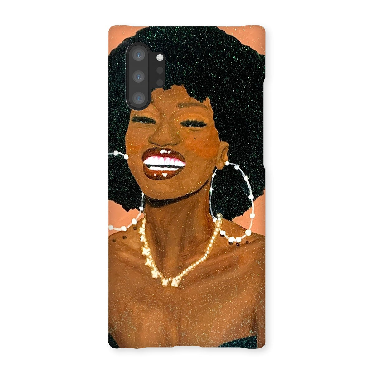 Glitter and Gold Snap Phone Case