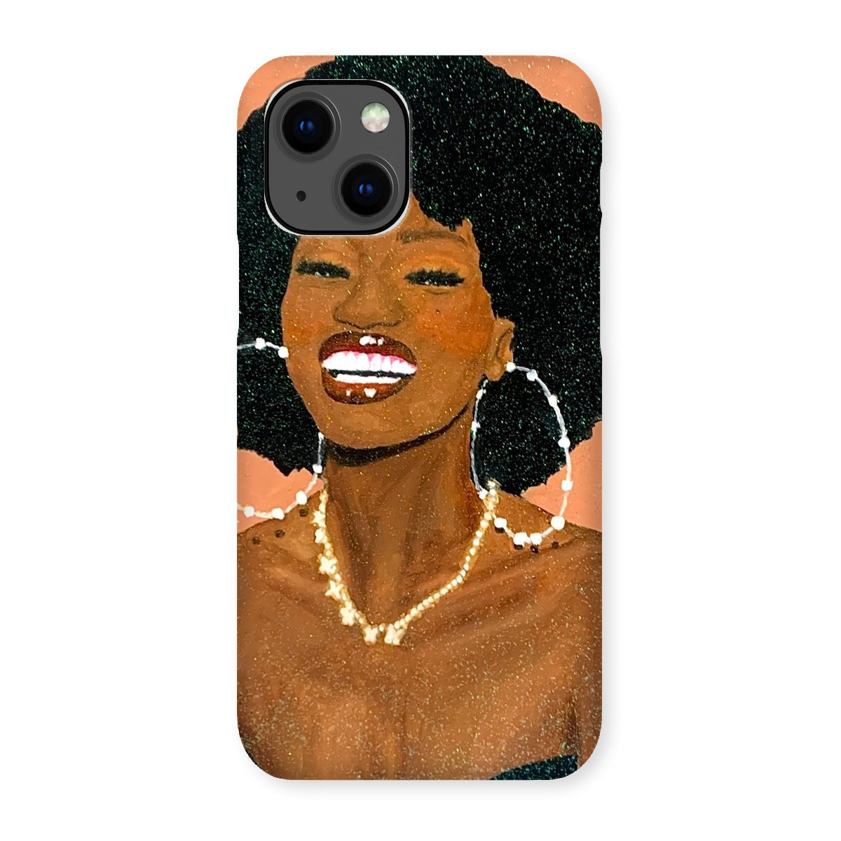 Glitter and Gold Snap Phone Case