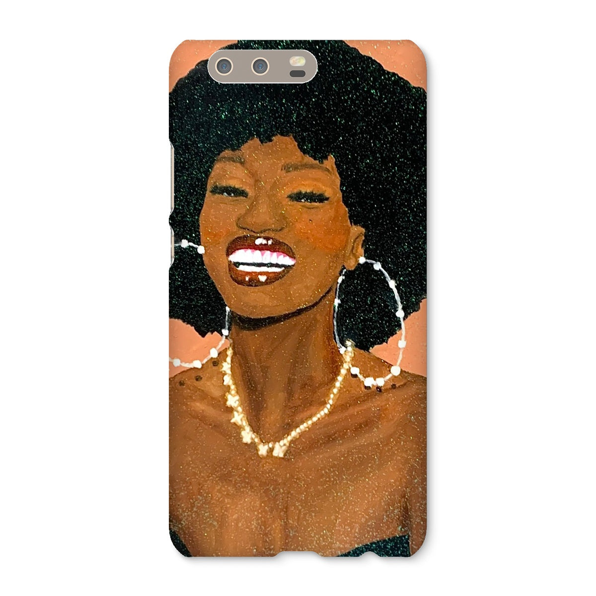 Glitter and Gold Snap Phone Case