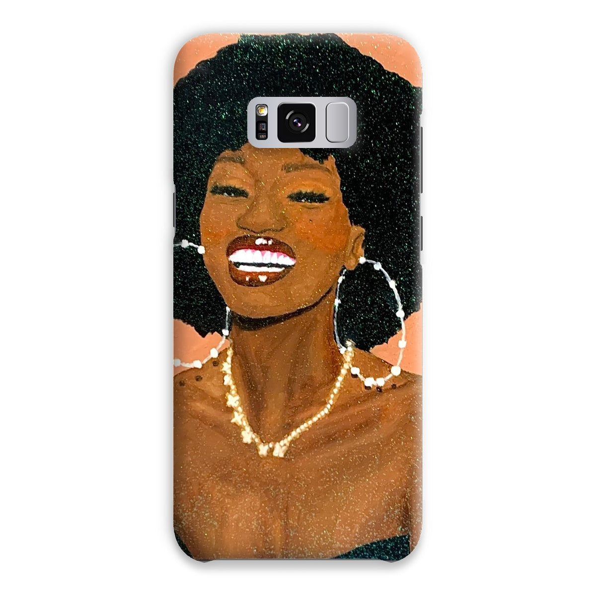 Glitter and Gold Snap Phone Case