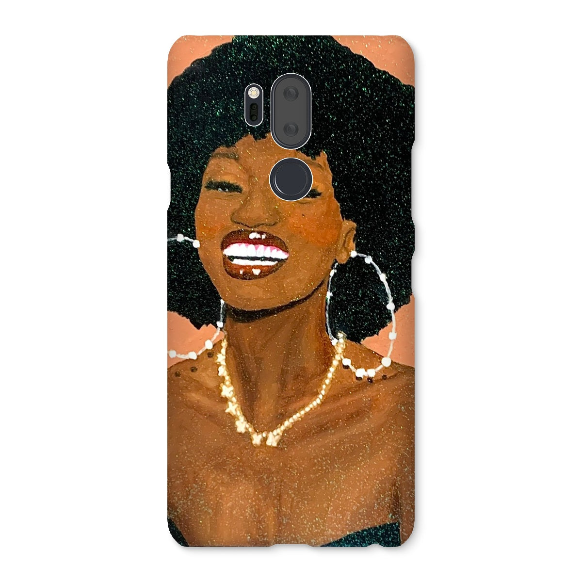 Glitter and Gold Snap Phone Case