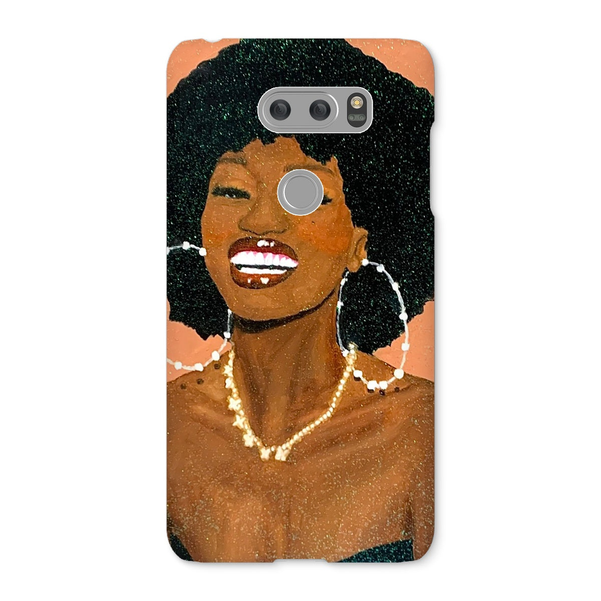 Glitter and Gold Snap Phone Case