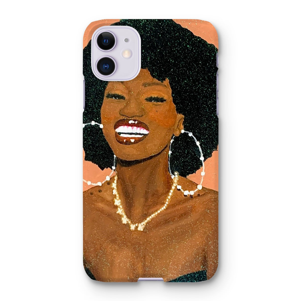 Glitter and Gold Snap Phone Case